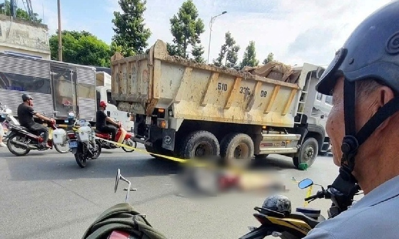 Hiện trường vụ tai nạn. Ảnh: VTC News.