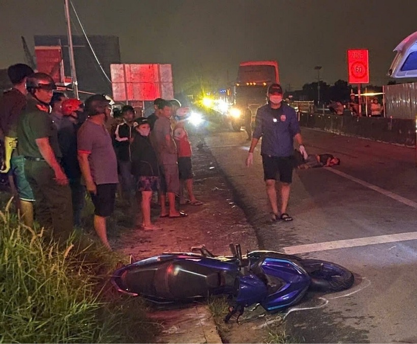 Hiện trường vụ tai nạn. Ảnh: VOV.