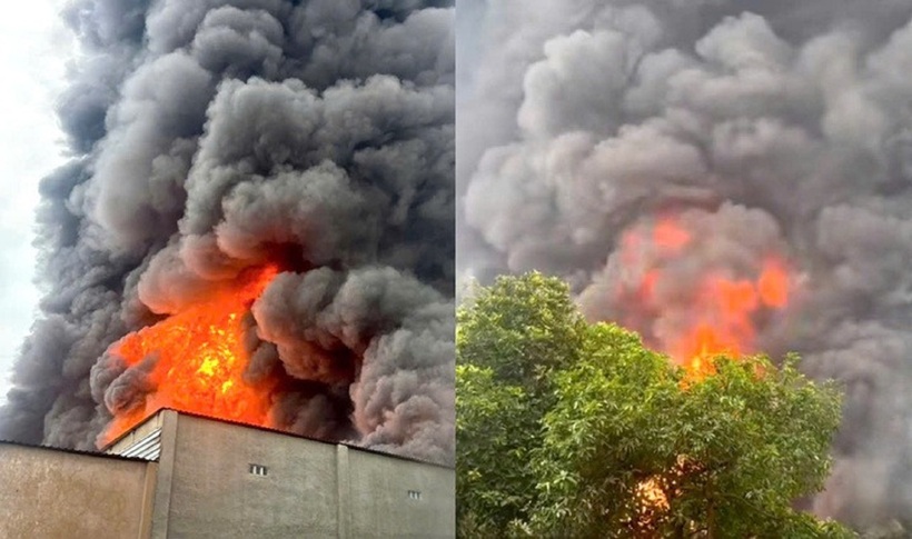 Hiện trường xảy ra vụ cháy. Ảnh: VTC News