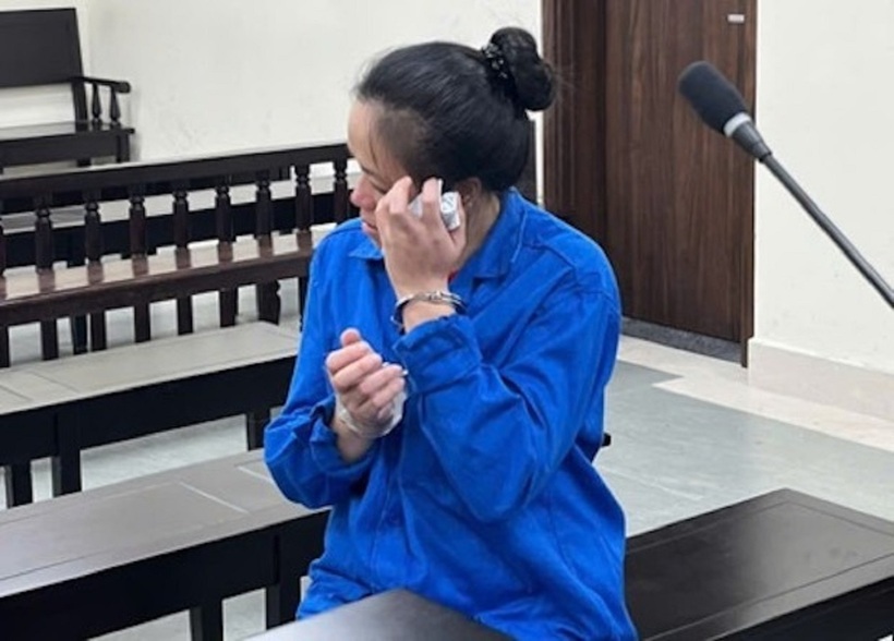 Bị cáo Liên tại phiên tòa. Ảnh: Công an Nhân dân