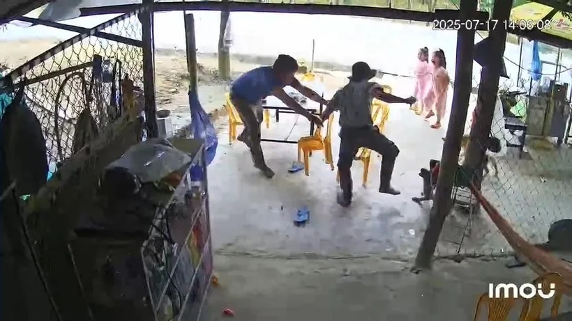 Gây án xong, nghi phạm bỏ chạy. (Ảnh: Pháp luật TP.HCM)