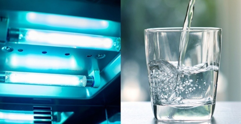 Đèn UV là giải pháp đơn giản để tiêu diệt E. coli trong nước. Ảnh minh hoạ.