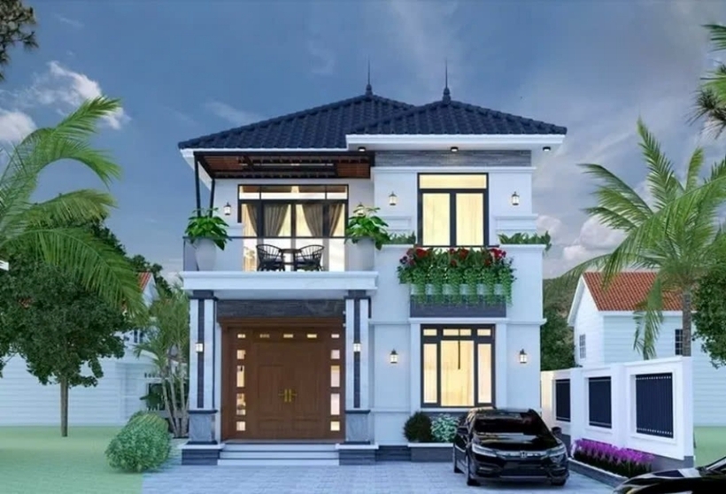 Nhờ sử dụng vật liệu tốt và kỹ thuật xây dựng chuẩn, nhà 2 tầng trị giá 1 tỷ đồng thường có kết cấu vững chắc