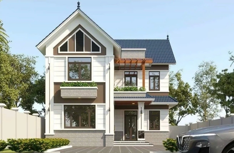 Mẫu nhà 2 tầng với chi phí xây dựng khoảng 1 tỷ - 13