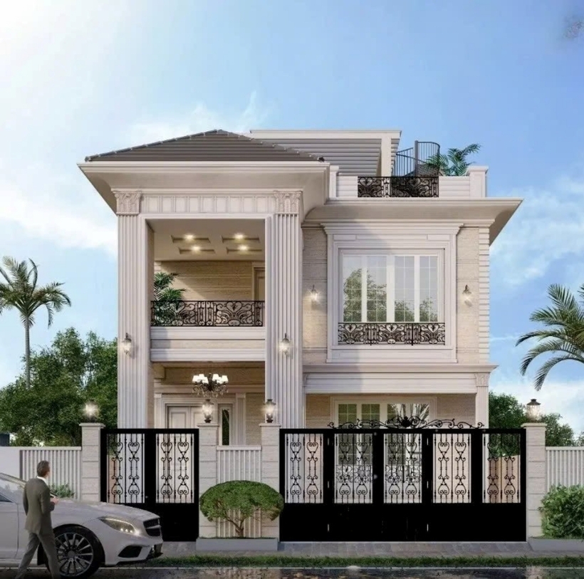 Mẫu nhà 2 tầng với chi phí xây dựng khoảng 1 tỷ - 5