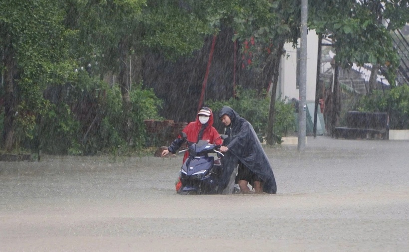 Thanh Hóa mưa lớn trên diện rộng từ ngày 22 đến 24/7. (Ảnh: Dân trí)