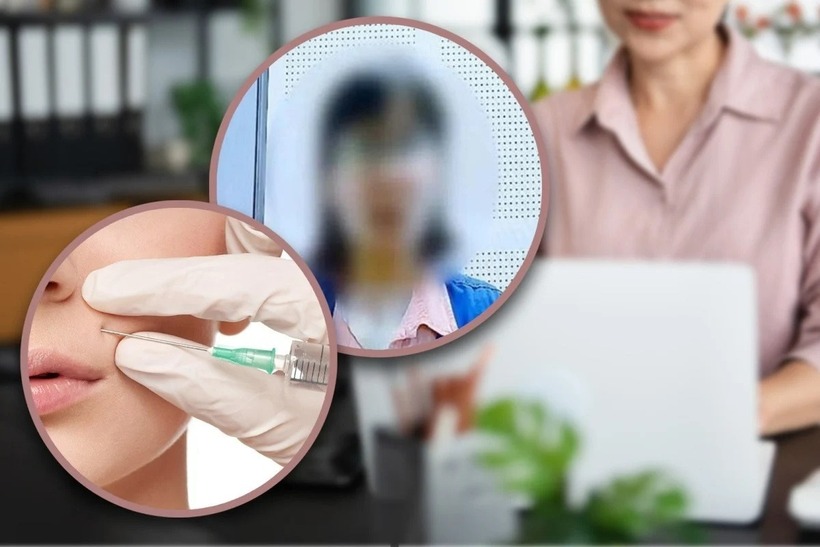 Thủ quỹ "rất ruột" gần 62 tỷ đồng của công ty đi "đại tu" nhan sắc. Ảnh: Weibo.