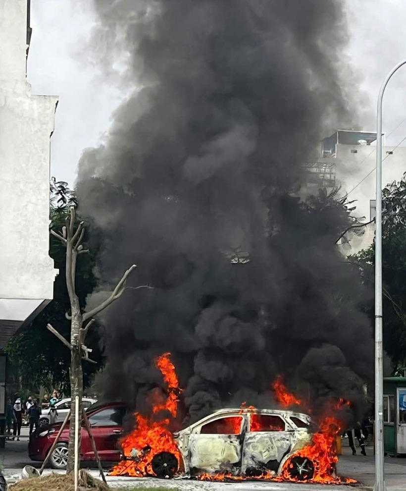 Hiện trường vụ cháy. (Ảnh: VietnamNet)