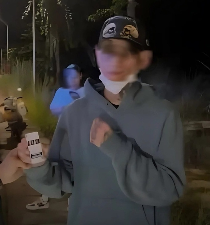 Tài xế là nam rapper trong vụ việc. Ảnh: Người lao động