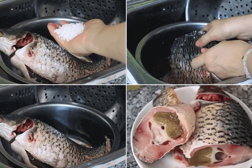 Thực hiện cách sơ chế cá đúng đảm bảo vệ sinh an toàn thực phẩm.
