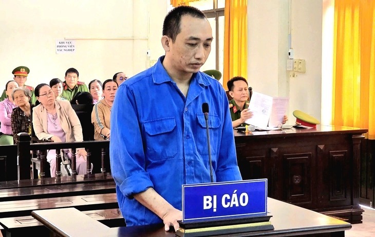 Bị cáo Trần Văn Mới tại tòa. (Ảnh: Tuổi trẻ)