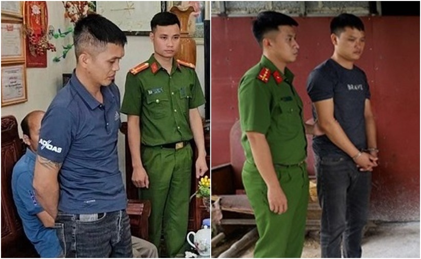 Cơ quan điều tra đọc lệnh bắt bị can. (Ảnh: Công an)