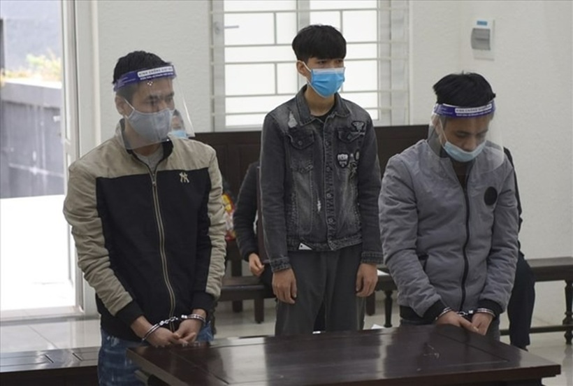 Các bị cáo tại phiên xét xử. Ảnh: Thanh Niên