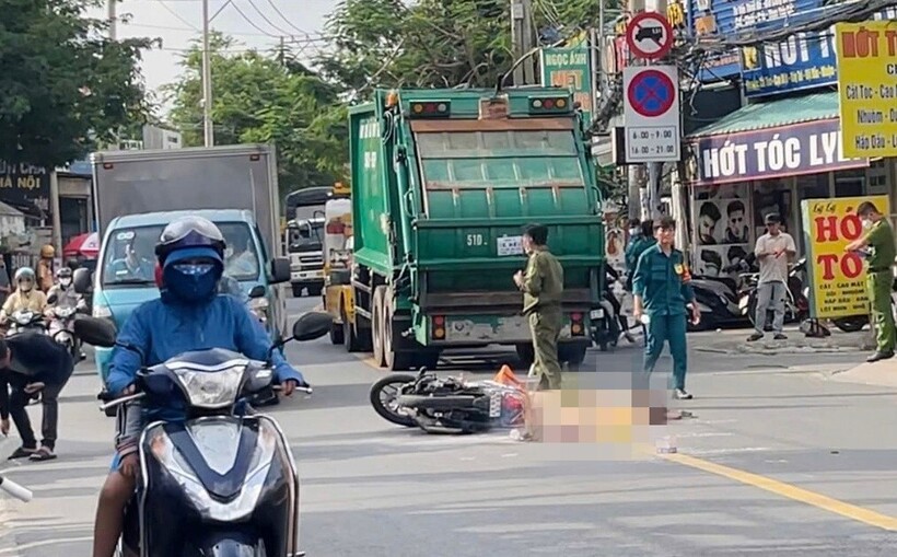 Hiện trường vụ tai nạn. Ảnh: Dân trí