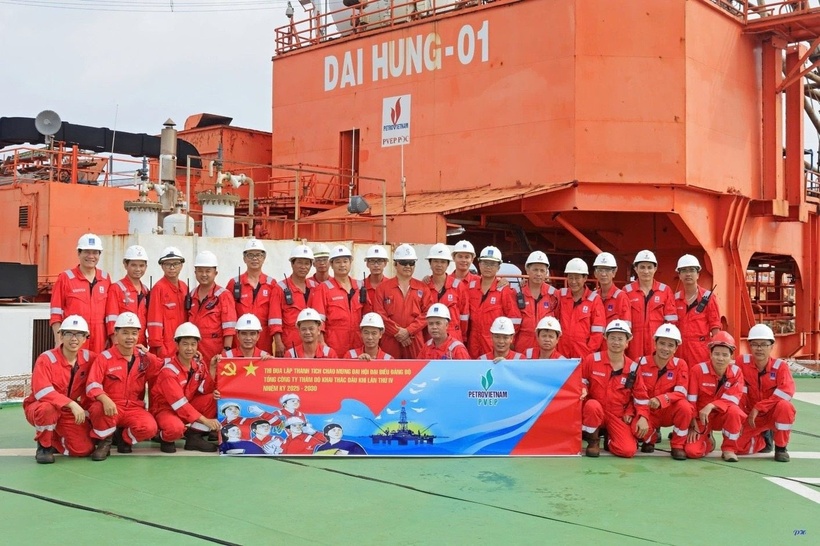 Người lao động Petrovietnam thi đua lập thành tích chào mừng Đại hội Đảng bộ các cấp trên các công trình trọng điểm