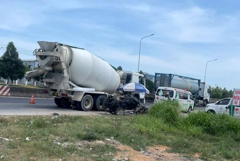 HIện trường vụ tai nạn. Ảnh: Báo Công lý.