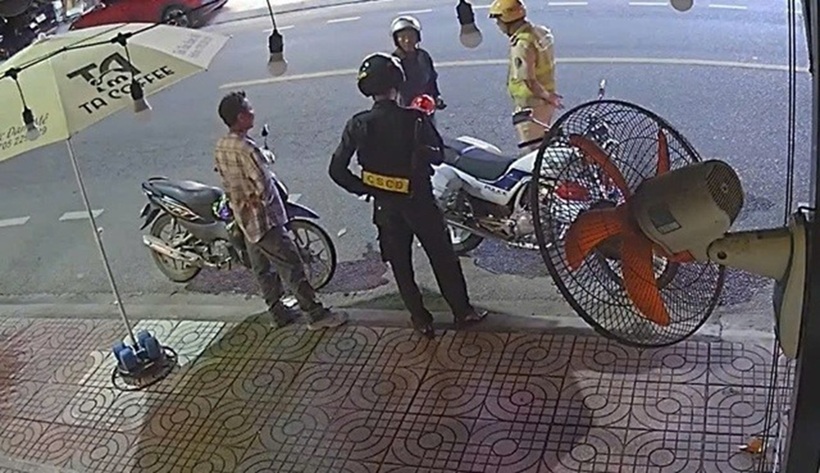 Hình ảnh ghi lại sự việc. Ảnh: Người đưa tin