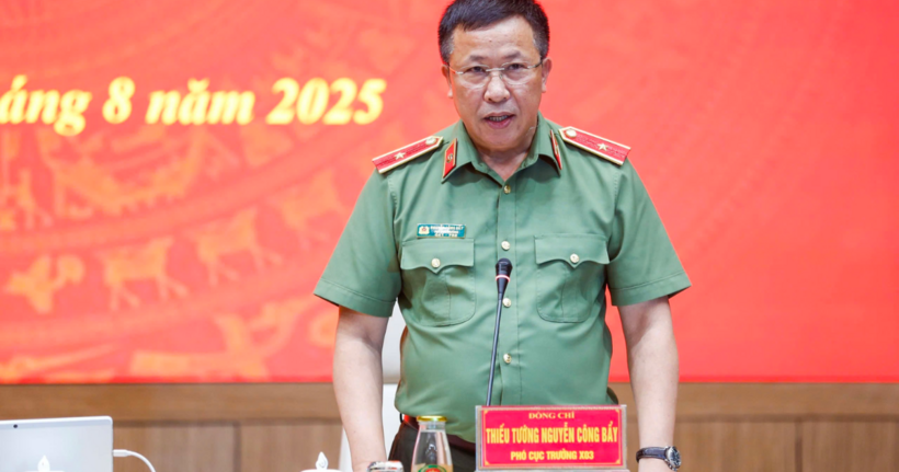 Thiếu tướng Nguyễn Công Bẩy, Phó Cục trưởng Cục Công tác đảng và công tác Chính trị.