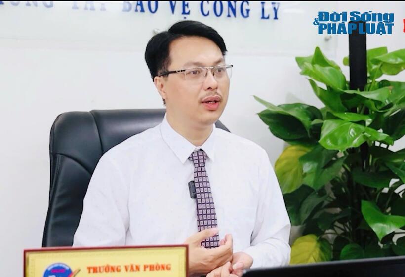 Tiến sĩ, Luật sư Đặng Văn Cường, giảng viên luật hình sự, khoa Luật và lý luận chính trị. Trường đại học Thuỷ Lợi