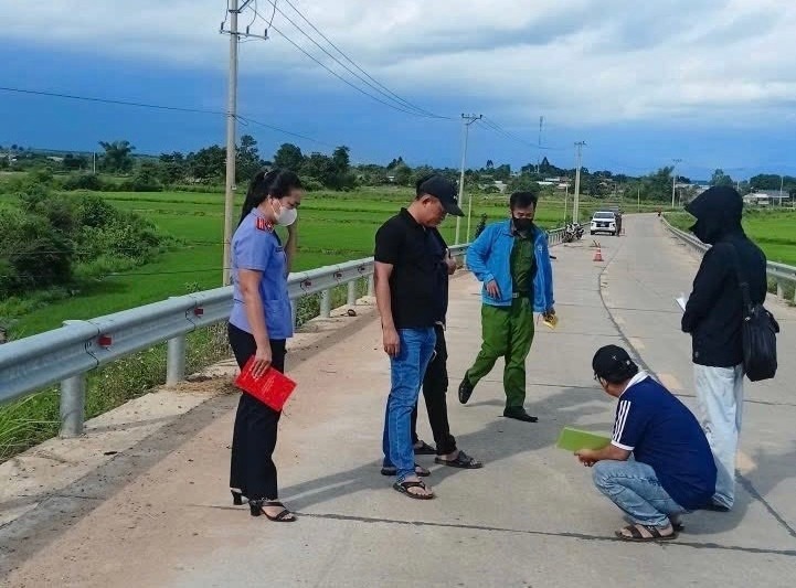 Hiện trường vụ tai nạn. Ảnh: Báo Gia Lai.