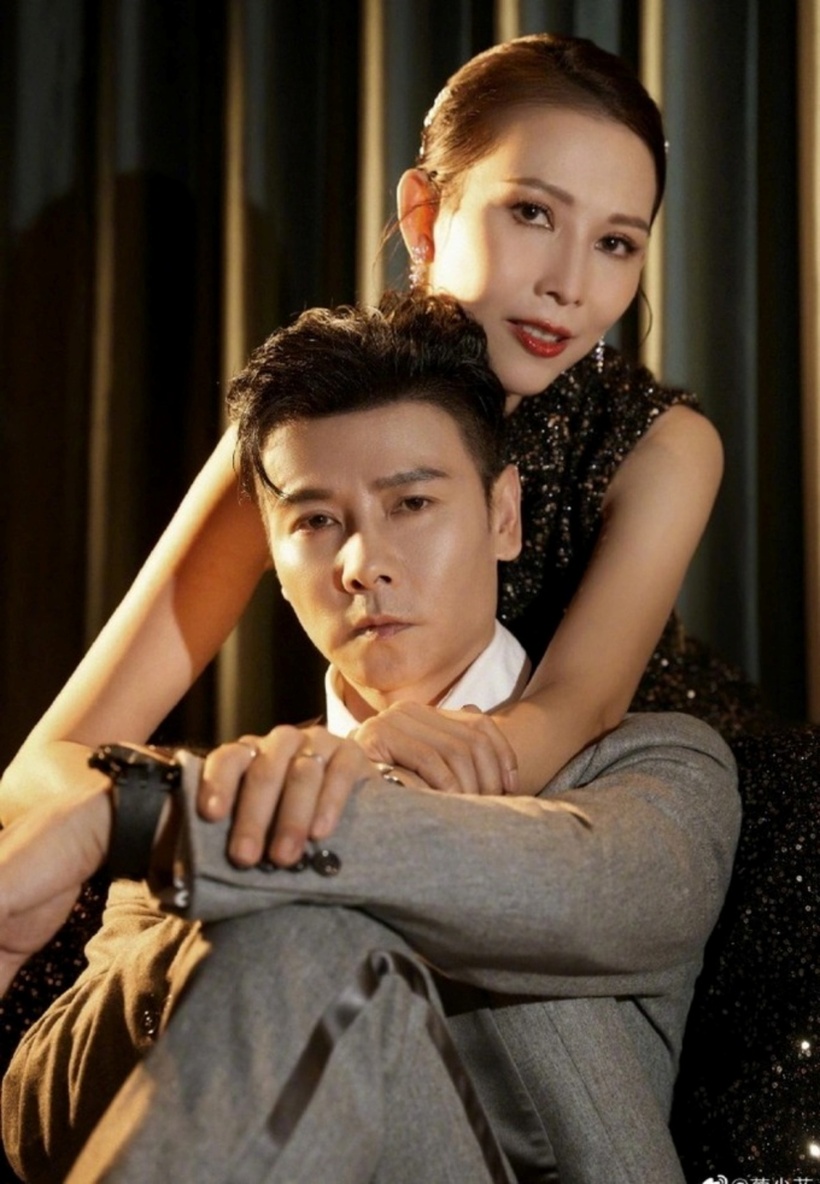 Vợ chồng Thái Thiếu Phân - Trương Tấn. Ảnh: Weibo