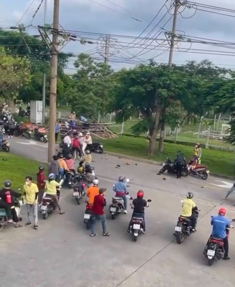 Hiện trường sự việc. Ảnh: Dân Việt.