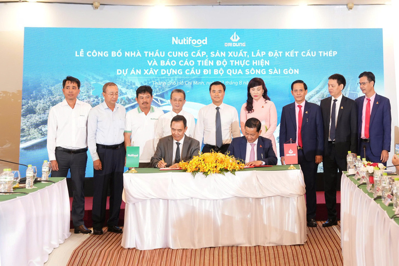 Nutifood công bố nhà thầu cung cấp, sản xuất và lắp đặt kết cấu thép cho dự án cầu đi bộ qua sông Sài Gòn - 1