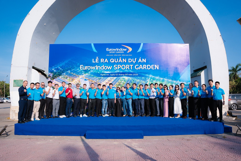 Toàn cảnh buổi lễ ra quân dự án Eurowindow Sport Garden