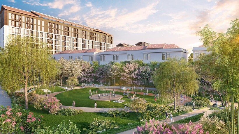 Không gian sống xanh, giàu giá trị trải nghiệm mỗi ngày. (Ảnh: Sun Property)