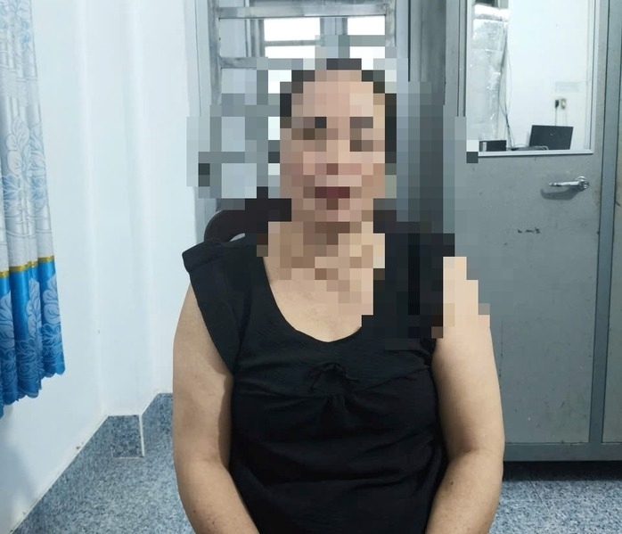 Bà Nguyễn Thị M. bị phạt hành chính vi gây rối trật tự công cộng. Ảnh: Người lao động