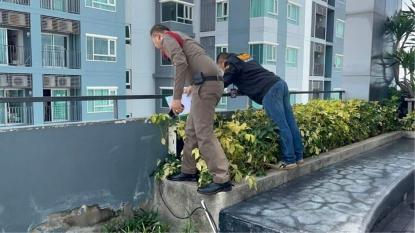 Qua điều tra sơ bộ, cảnh sát nghi ngờ nạn nhân có khả năng rơi từ Tháp B (32 tầng). Ảnh: The Pattaya News