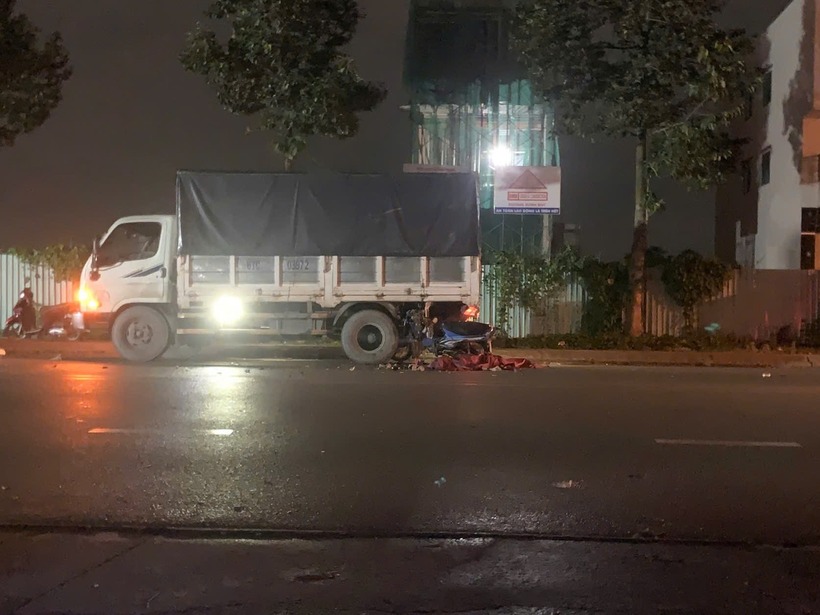 Hiện trường vụ tai nạn. Ảnh: Báo Xây dựng.