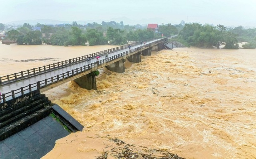 Lũ trên sông Cầu. Ảnh minh họa