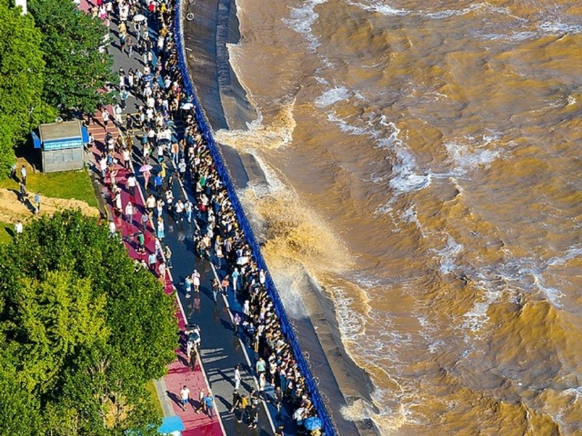 Sông Tiền Đường, còn được gọi là Tiền Đường giang, là một trong những con sông nổi tiếng nhất ở miền đông Trung Quốc. Ảnh minh họa
