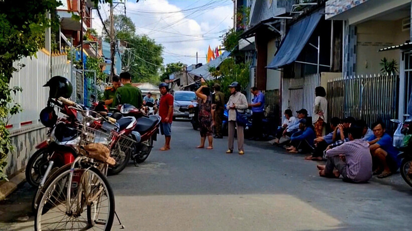 Hiện trường khu vực anh H. được phát hiện tử vong dưới giếng. (Ảnh: Tiền phong)