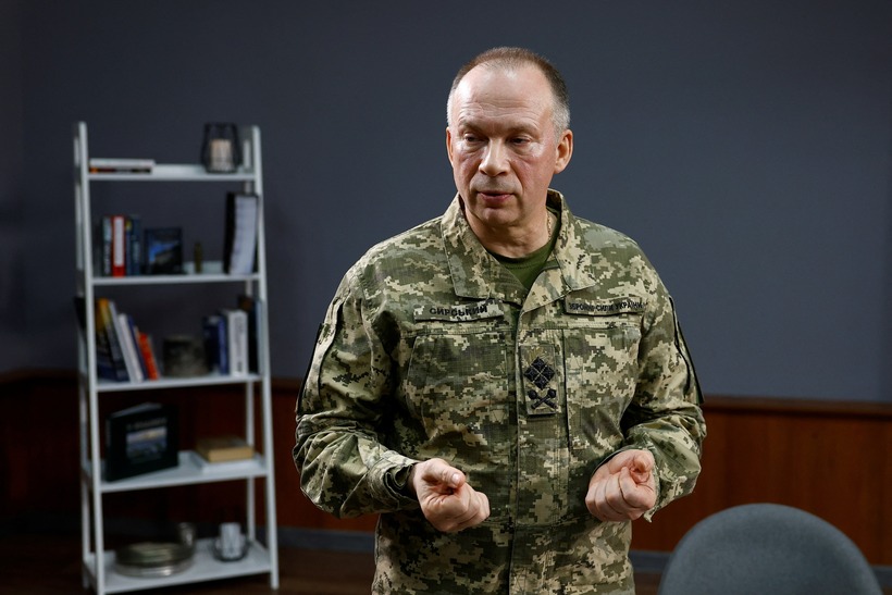 Tướng Oleksandr Syrskyi, Tổng tư lệnh Lực lượng vũ trang Ukraine. Ảnh: Reuters