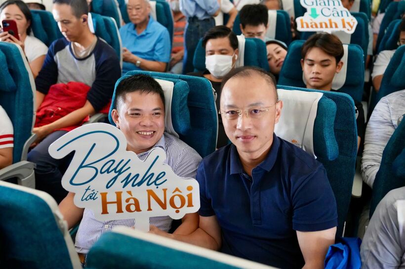Bay nhẹ tới Hà Nội là chuyến bay áp dụng đồng bộ nhiều giải pháp xanh trên mọi khâu vận hành.