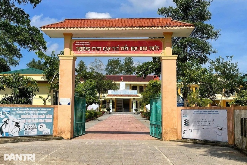 Trường Phổ thông dân tộc bán trú Tiểu học Kim Thủy. Ảnh: Dân trí
