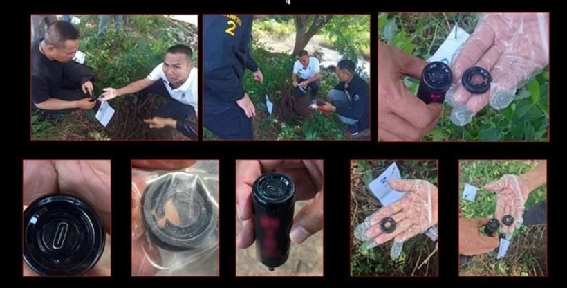 Những mảnh vỡ lực lượng chức năng thu thập được tại hiện trường. Ảnh: NĐT