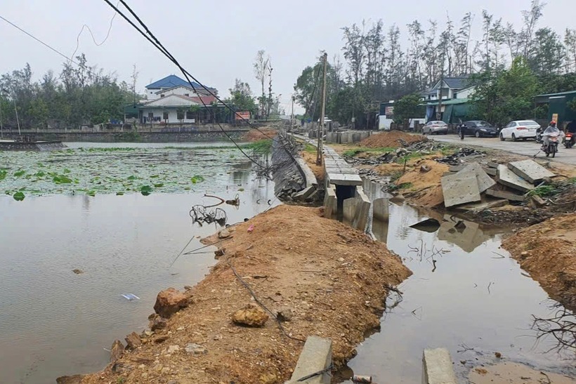 Hiện trường vụ việc. Ảnh: Dân Trí
