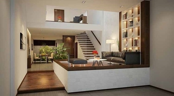 Nhà lệch tầng có ưu điểm thông. Ảnh: VietNamNet