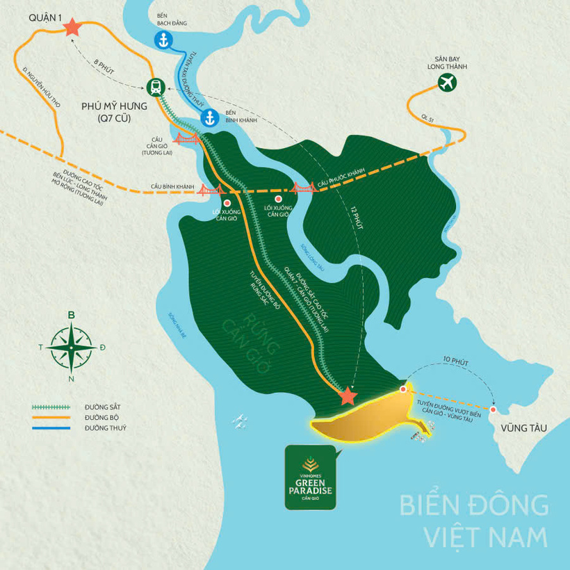 Nhiều tuyến hạ tầng dự kiến sẽ được khởi công ngay trong năm 2026, phá thế “độc đạo” của Cần Giờ