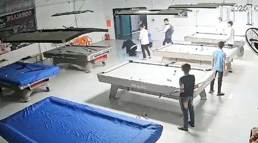 Hiện trường vụ việc. Ảnh: Lao động