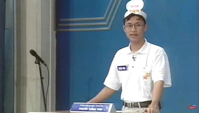 Nguyễn Thành Vinh là á quân Đường lên đỉnh Olympia năm thứ nhất với số điểm 250. Ảnh: VTC News.