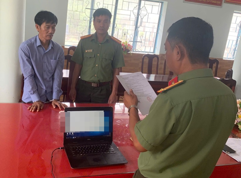 Bi can Lâm Văn Phước (chủ mưu cầm đầu). Ảnh: Công an An Giang