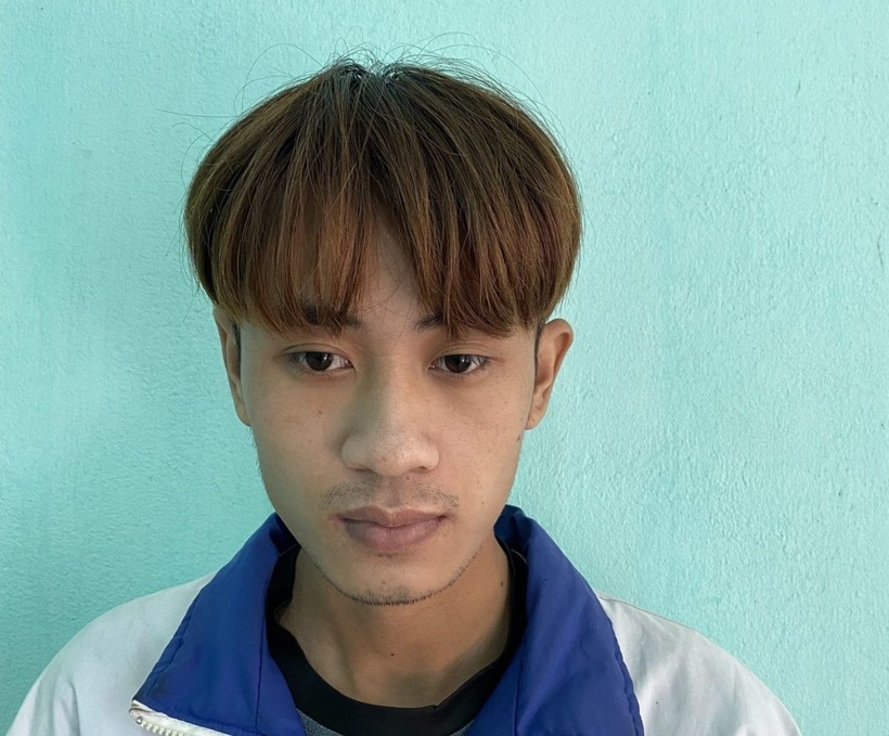 Vũ Tiến Long thời điểm bị bắt. (Ảnh: Công lý)