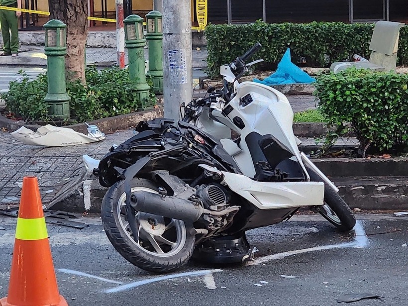 Hiện trường vụ tai nạn. Ảnh: Vnexpress.