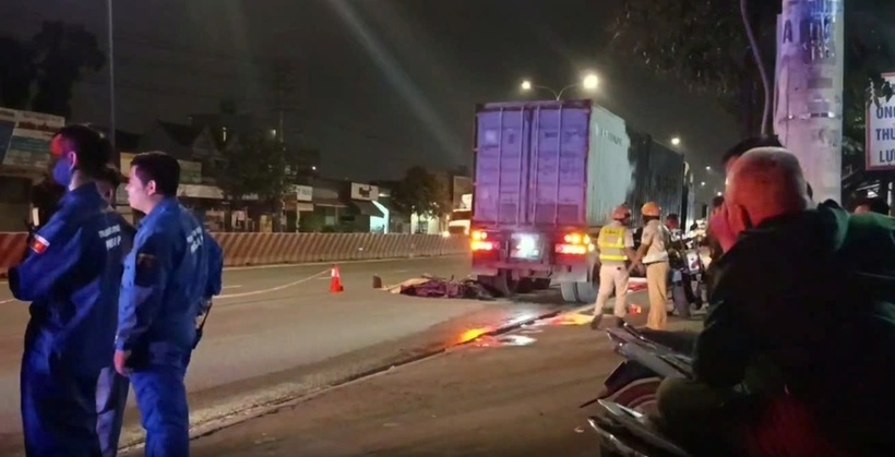 Hiện trường vụ tai nạn. Ảnh: Báo Lao động.