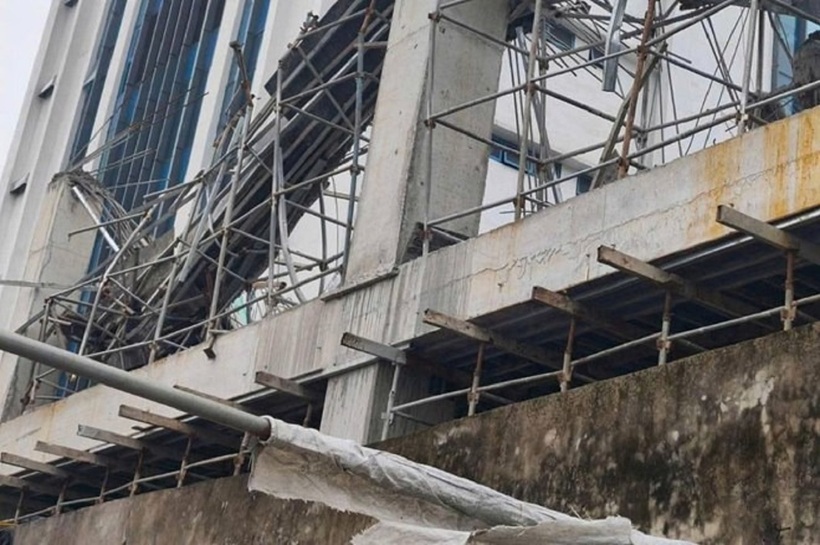 Hiện trường vụ việc. Ảnh: Lao động