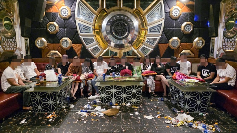 Nhiều thanh thiếu niên đang tổ chức và sử dụng trái phép chất ma túy. Ảnh: PLO.